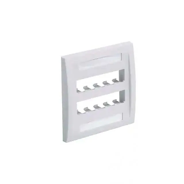 CFPE10IW-2GY (FACEPLATE, 10 PORT, DOUBLE GANG,)