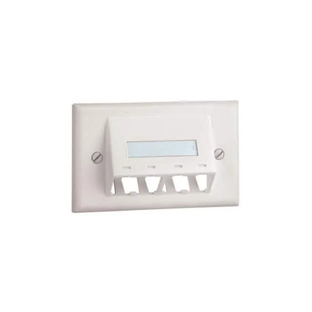 CFPHSL4IW (FACEPLATE, 4 PORT, CLASSIC, SLOP)