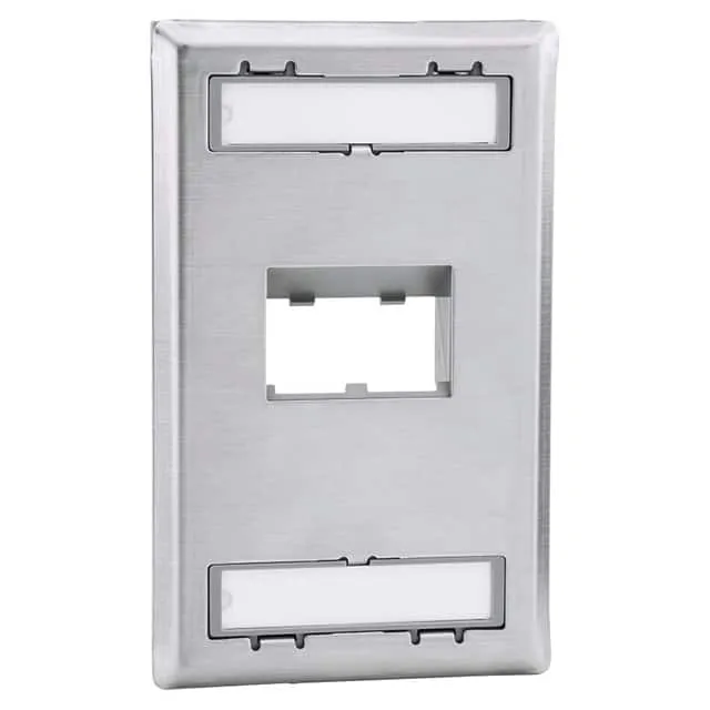 CFPSL2S (FACEPLATE, 2 PORT, SINGLE GANG S)