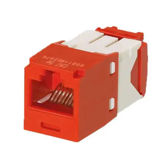 CJ5E88TGRD-24 (MINI-COM MODULE, CAT 5E, UTP, 8)