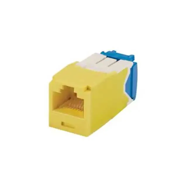 CJ6X88TGYL-24 (MINI-COM MODULE, CAT 6A, UTP, 8)