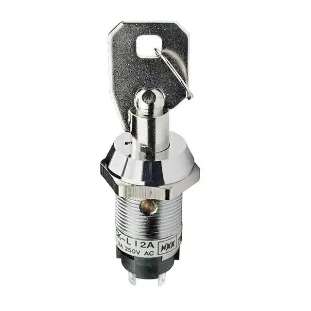 CKL12ATW01-010 (SWITCH KEYLOCK 2POS SPDT 3A 250V)