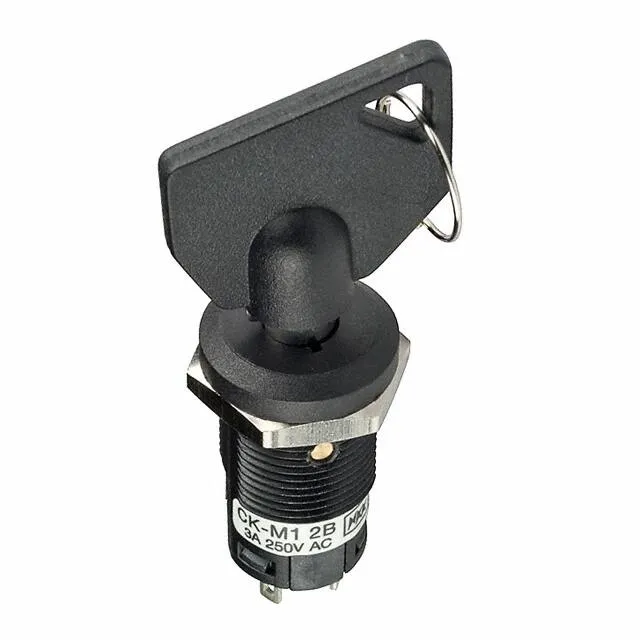 CKM12BTW01-020 (SWITCH KEYLOCK 2POS SPDT 3A 250V)