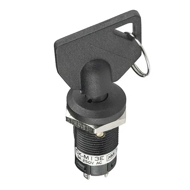 CKM13ETW01-003 (SWITCH KEYLOCK 3POS SPDT 3A 250V)