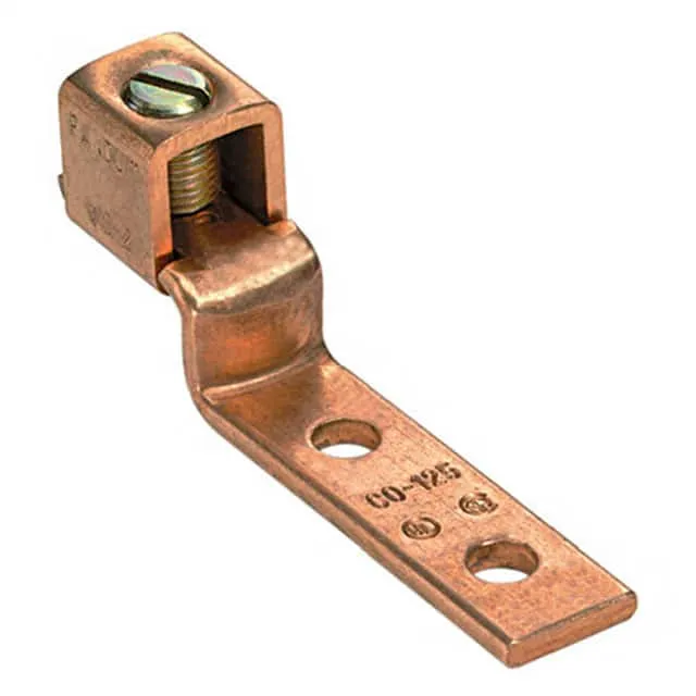 CO125-14SL-QY (CONN TERM RECT LUG 1/0-2AWG #1/4)