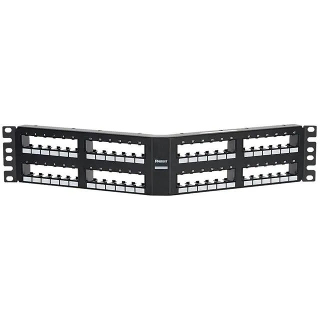 CPPA48FM6BL (MINI COM ANGLED 48 PORT FLUSH MO)