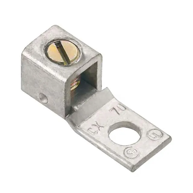 CX70-14T-CY (CONN TERM RECT LUG 4-14 AWG #1/4)