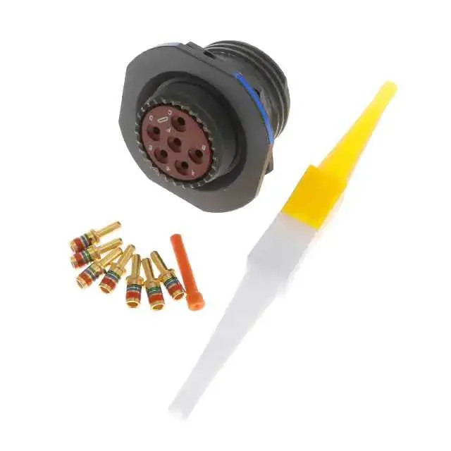 D38999/24WE6PN (CONN RCPT MALE 6POS GOLD CRIMP)