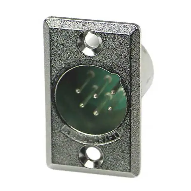 D6M (CONN RCPT MALE XLR 6POS SOLDER)