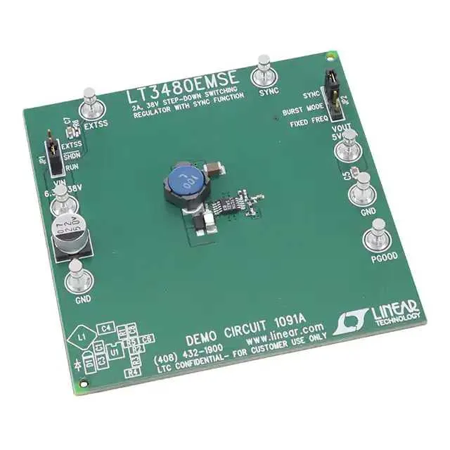 DC1091A (BOARD DEMO FOR LT3480EMSE)