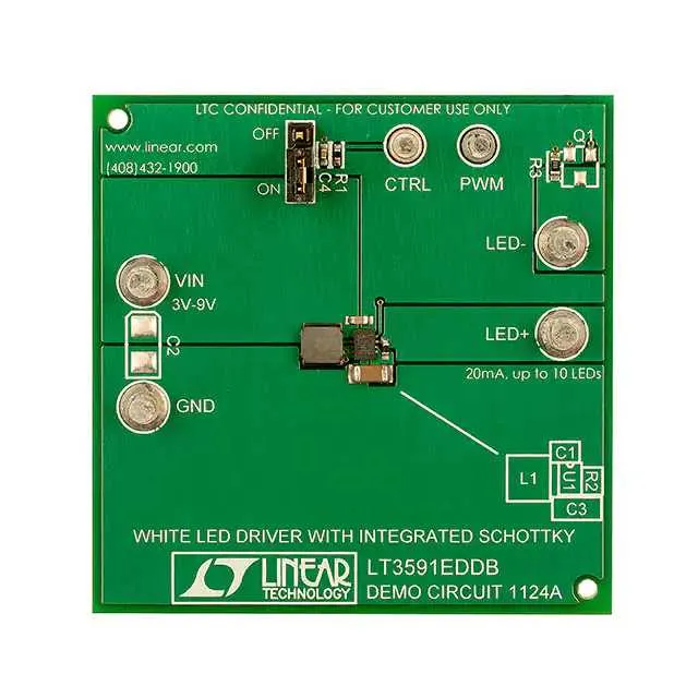 DC1124A (BOARD DEMO FOR LT3591EDDB)