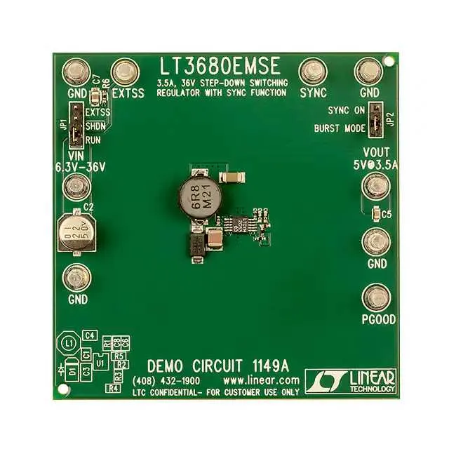 DC1149A (BOARD DEMO FOR LT3680EMSE)