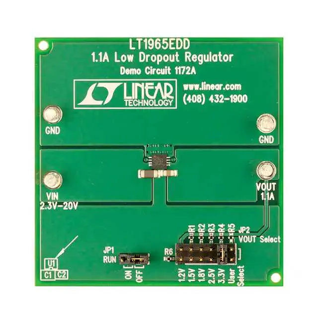 DC1172A (BOARD DEMO FOR LT1965EDD - 1.1A)