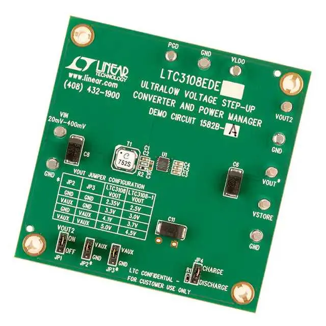 DC1582B-A (EVAL BOARD BOOST/LDO LTC3108)