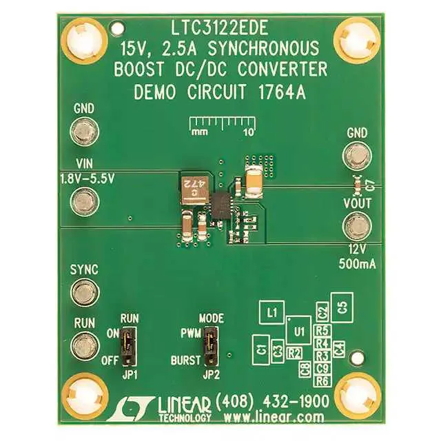 DC1764A (BOARD DEMO FOR LTC3122EDE)