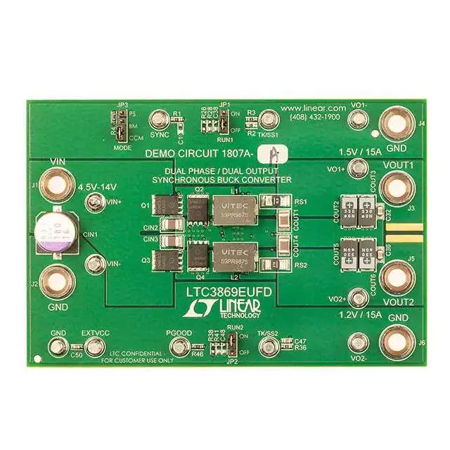 DC1807A-A (BOARD DEMO FOR LTC3869EUFD)