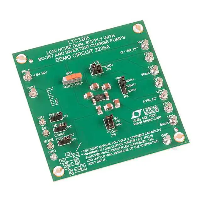 DC2235A (DEMO BOARD LTC3265 LOW NOISE DUA)