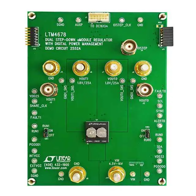 DC2552A (LTM4678EY DEMO BOARD DUAL 25A OR)