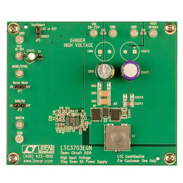 DC501A (BOARD DEMO FOR LTC3703EGN)