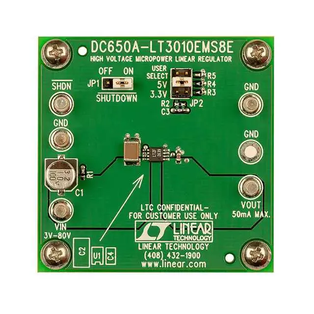 DC650A (BOARD DEMO FOR LT3010EMS8E)