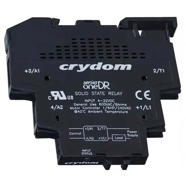 DR24E06 (RELAY SSR DIN RAIL AC OUT 6A)