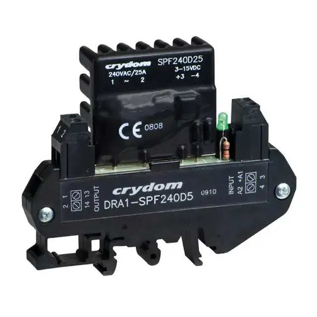 DRA1-SPF240D25R (RELAY SSR SPST-NO 280VAC 8A DIN)