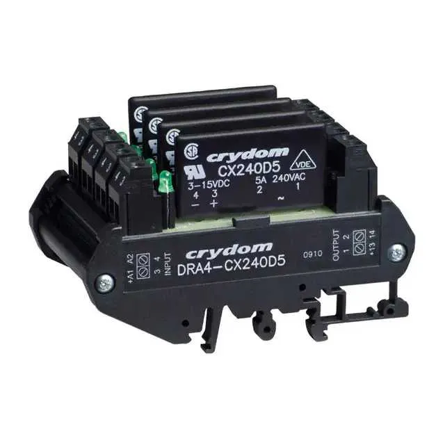 DRA4-CX240D5 (RELAY SSR SPST-NO 280VAC 5A DIN)