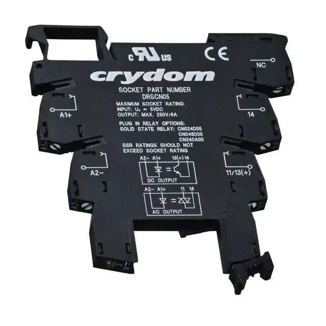 DRSCN05 (SOCKET DIN-RAIL 3-12VDC CN SER)