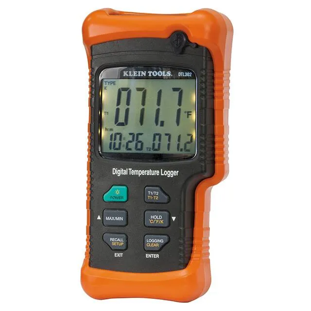 DTL302 (DUAL INPUT TEMPERATURE LOGGER)