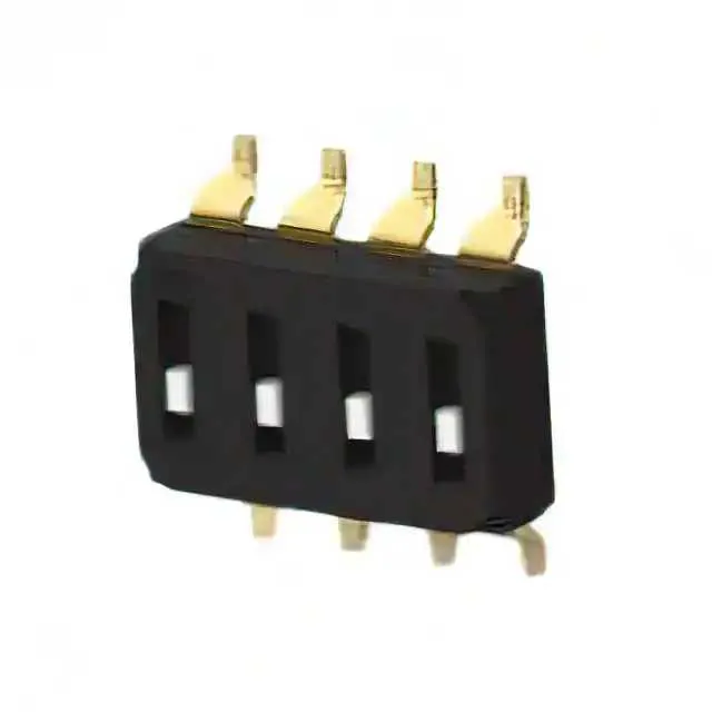 EDS04SGRSTR04Q (END STACK DIP 4P G RECESS SEAL T)