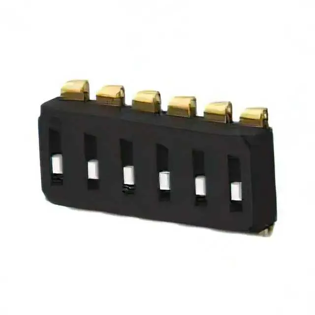 EDS06SNRNTR04Q (END STACK DIP 6P J RECESS T&R)