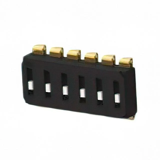 EDS06SNRSTR04Q (END STACK DIP 6P J RECESS SEAL T)