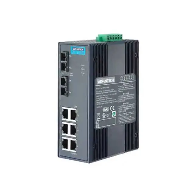 EKI-2728MI-AE (6-PORT GBE + 2 M.M FIBER UNMANAG)