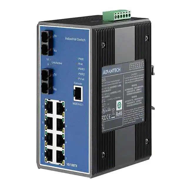 EKI-7559MI-AE (ETH SWITCH 8PORT 10/100M +2M.M)