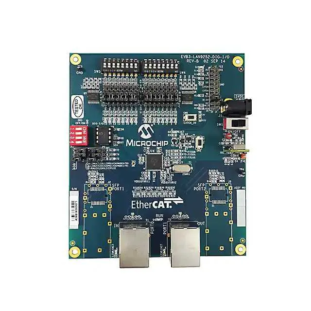 EVB-LAN9252-DIGIO (EVAL KIT ETHERCAT CTLR DIGIO)