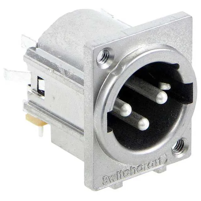 F3MRAF (CONN RCPT MALE XLR 3POS SOLDER)