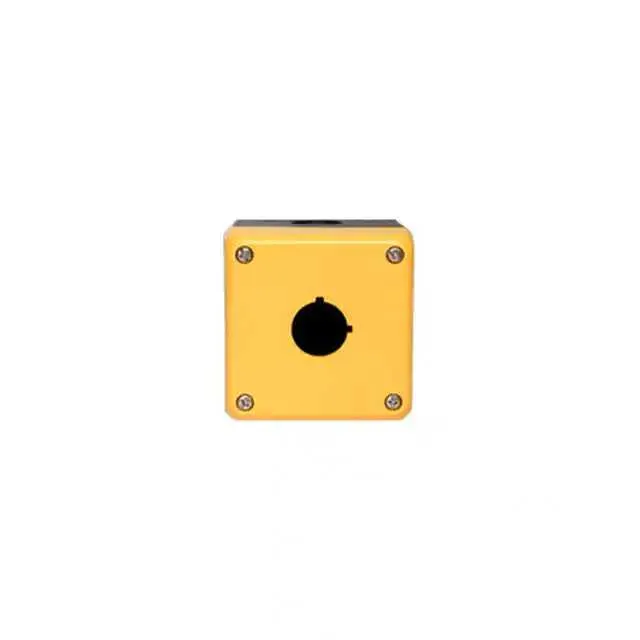 FB1W-111Y (ENCLOSURE 1 HOLE BOX YELLOW)