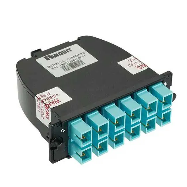 FC2ZO-12-10B2 (12-FIBER OM4 TOTAL, AQUA ADAPTER)