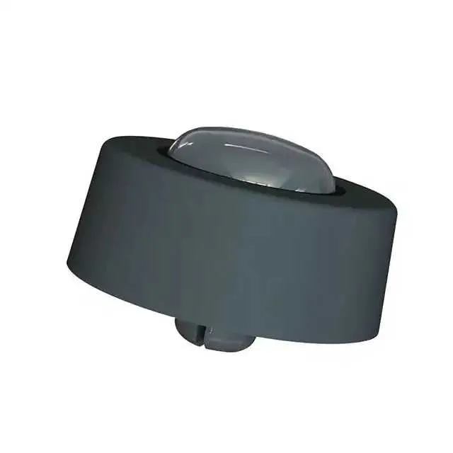 FF-009-P4X6B (FOOT CYLINDRICAL 0.827 DIA BLK")