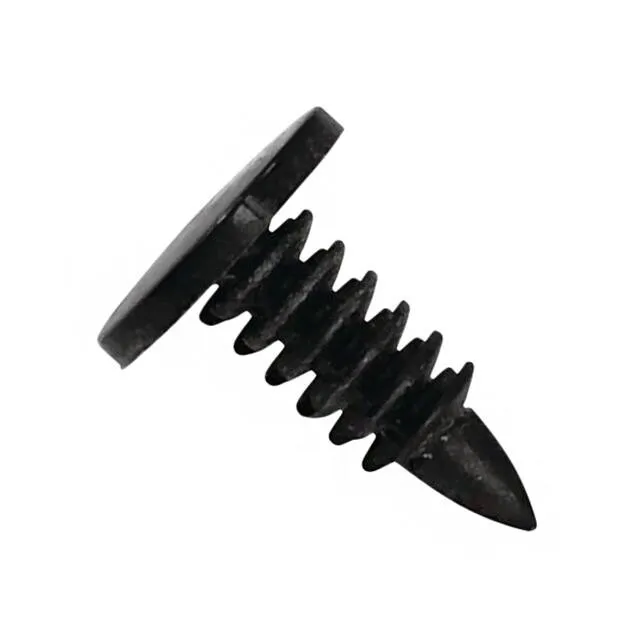 FR002A (BLACK NYLON 6/6 FIR TREE RIVETS,)