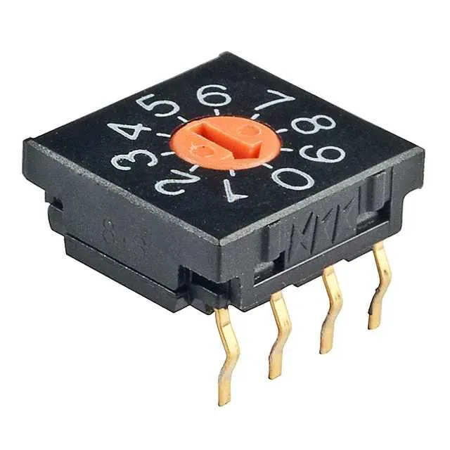 FR01FR10P-W-S (SWITCH ROTARY DIP BCD 100MA 5V)