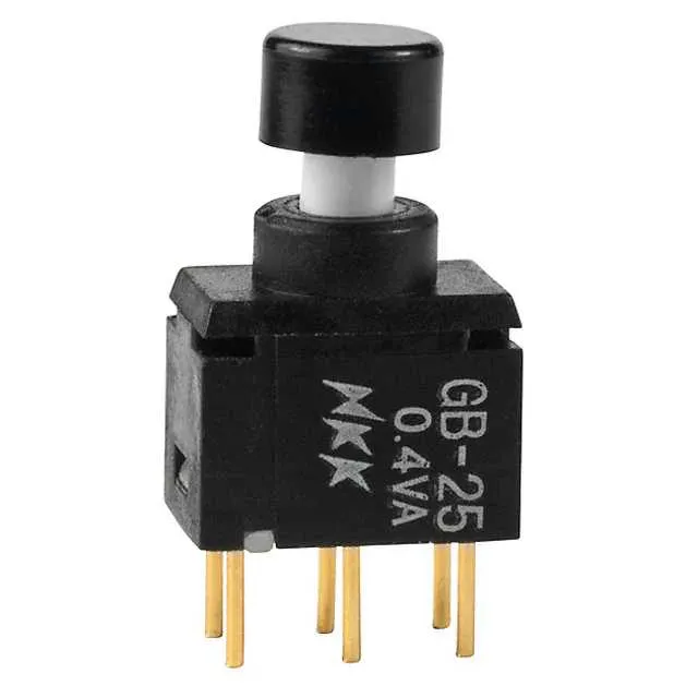 GB25AP-XA (SWITCH PUSH DPDT 0.4VA 28V)