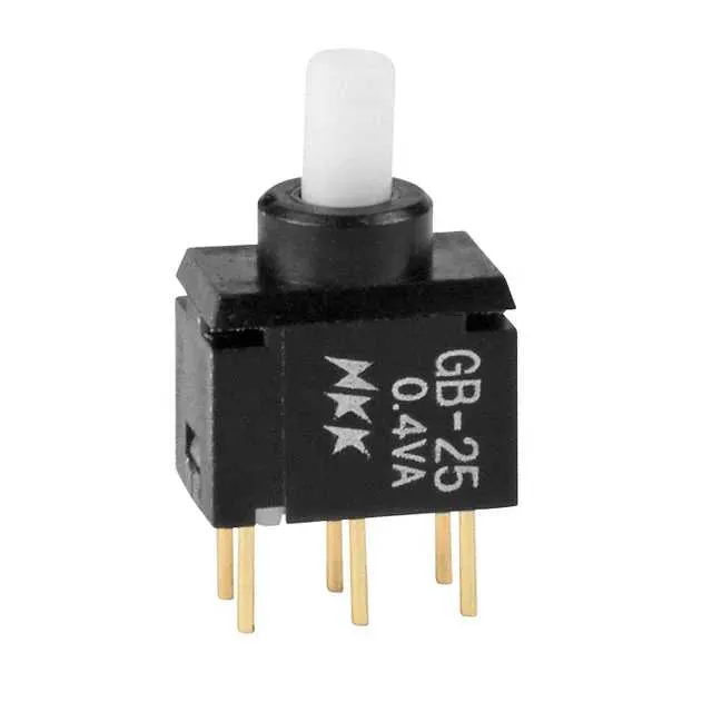 GB25AP (SWITCH PUSH DPDT 0.4VA 28V)
