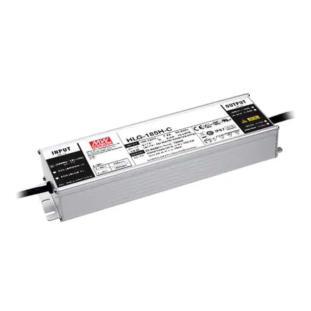 HLG-185H-C700B (LED DRVR CC AC/DC 143-286V 700MA)