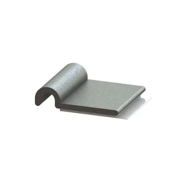 HUC-4-RT (CBL CLIP U-TYPE BLACK ADHESIVE)