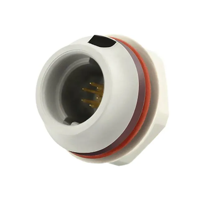 JMXHH1G06MCUDSM (CONN RCPT MALE 6POS GOLD CRIMP)