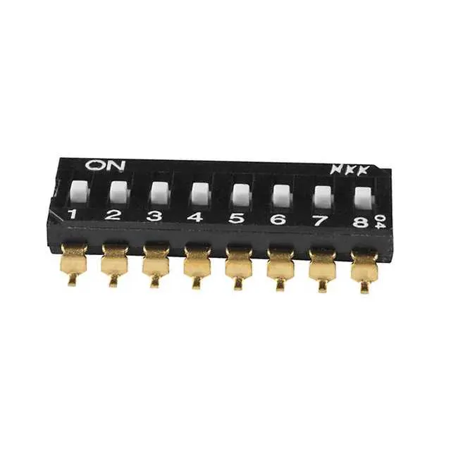 JS0208AP4 (SWITCH SLIDE DIP SPST 25MA 24V)