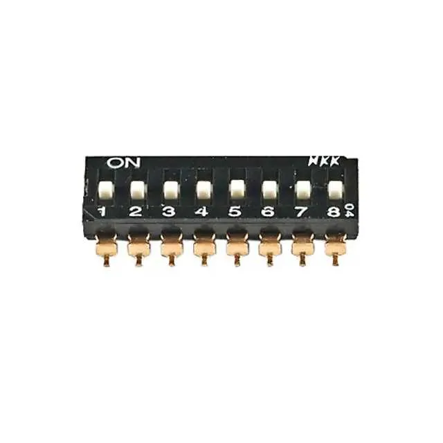 JS0208AP4-S (SWITCH SLIDE DIP SPST 25MA 24V)