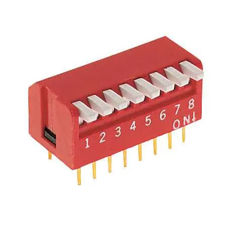 KAP1108E (SWITCH PIANO DIP SPST 25MA 24V)