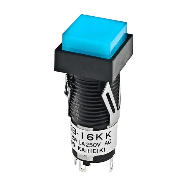 KB16KKW01-12-GB (SWITCH PUSHBUTTON SPDT 1A 125V)